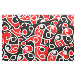 Maori Kowhaiwhai Layered Pattern Stoff
