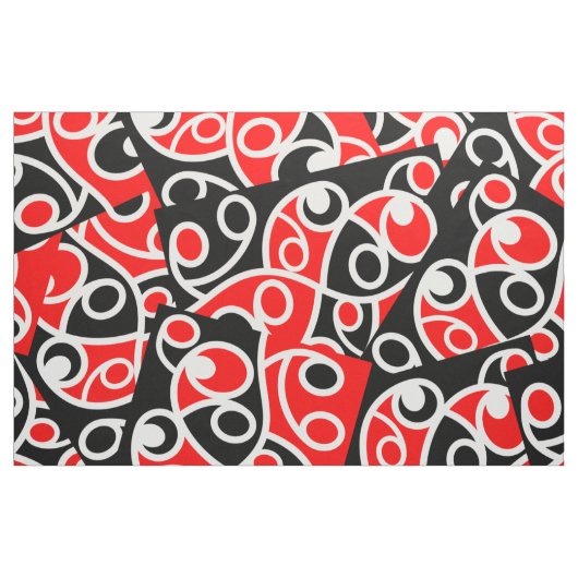 Maori Kowhaiwhai Layered Pattern Stoff (Yard (91,4 cm))