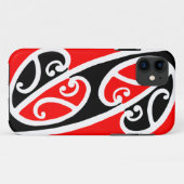 Maori Kowhaiwhai Muster 2 Case-Mate iPhone Hülle (Rückseite (Horizontal))
