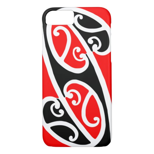 Maori Kowhaiwhai Muster 2 Case-Mate iPhone Hülle (Rückseite)
