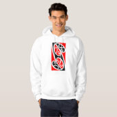 Maori- Kowhaiwhai Muster 2 Hoodie (Vorne ganz)