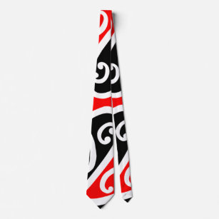 Maori- Kowhaiwhai Muster 2 Krawatte