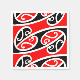 Maori Kowhaiwhai Muster 2 Serviette