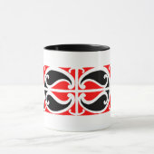 Maori- Kowhaiwhai Muster 3 - Tasse (Zentrum)