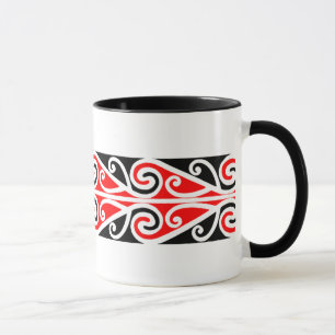 Maori- Kowhaiwhai Muster 5 - Tasse