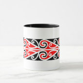 Maori- Kowhaiwhai Muster 5 - Tasse (Zentrum)