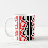 Maori Kowhaiwhai Traditionelles Muster Kaffeetasse (Links)