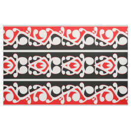 Maori Kowhaiwhai Traditionelles Muster Stoff