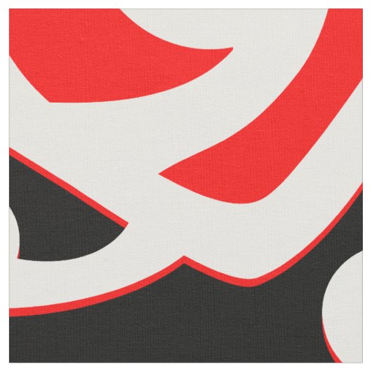 Maori Kowhaiwhai Traditionelles Muster Stoff (Nahaufnahme)