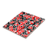 Maori Kowhaiwhai Tribal Neuseeland Fliese (Seite)