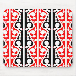 Maori Kowhaiwhai Tribal Pattern Mousepad