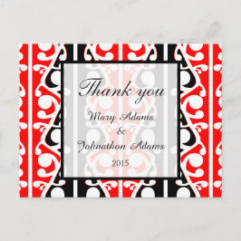 Maori Kowhaiwhai Vielen Dank Postkarte