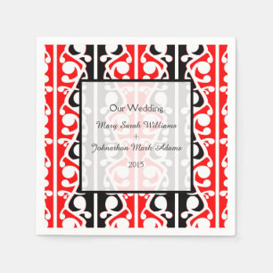 Maori Kowhaiwhai Wedding Keepake Serviette