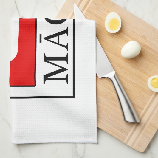 Maori Küchentuch (Viertel Falte)