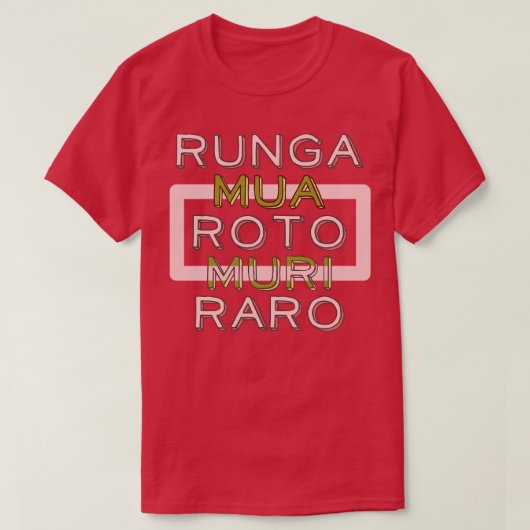 Maori Language Te Reo T-Shirt (Design vorne)
