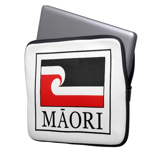 Maori Laptopschutzhülle (Vorderseite Links)