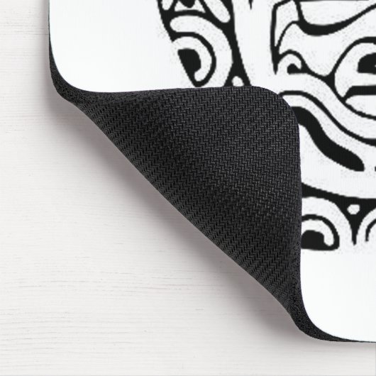 Maori- Maske Mousepad (Ecke)