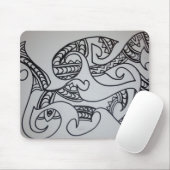 Maori-Motiv-Design Mousepad (Mit Mouse)