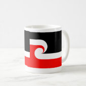 Maori-, Neuseeland Kaffeetasse (VorderseiteRechts)