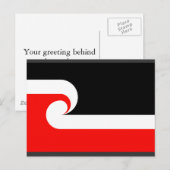Maori, Neuseeland Postkarte (Vorne/Hinten)