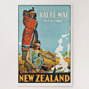 Maori Neuseeland Reisen Vintag Puzzle