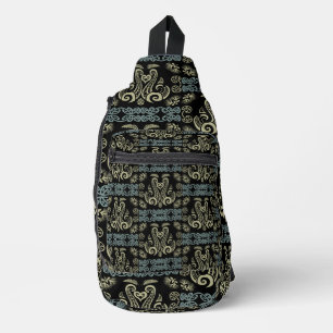 Māori New Zealand Art Crossbody Bag
