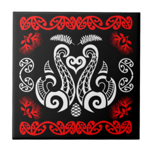 Māori New Zealand Art Fliese