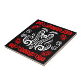 Māori New Zealand Art Fliese (Seite)