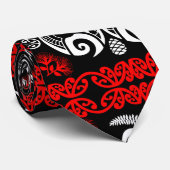Māori New Zealand Art Krawatte (Gerollt)