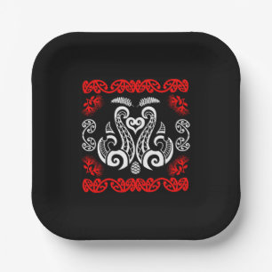 Māori New Zealand Art Pappteller