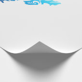 Maori New Zealand Karte Tribal Tattoo Gift Geschenkpapier (Ecke)