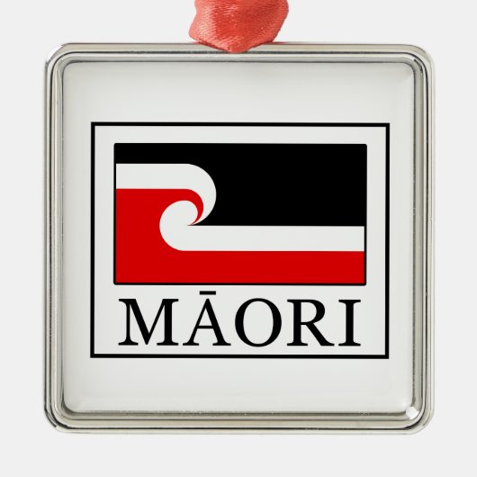 Maori Ornament Aus Metall (Vorne)