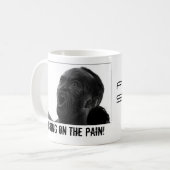 Maori- pic, HOLEN AUF DIE SCHMERZ! , VOR… - Kaffeetasse (Vorderseite Links)