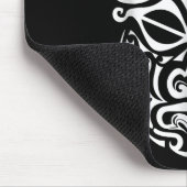 Maori Polynesian Tattoo Haka Dance Face Maskenleit Mousepad (Ecke)