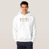 Maori Polynesischer Stammes Tattoo Hoodie (Vorne ganz)