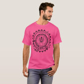 Maori Polynesischer Tattoo Orca Dolphin T-Shirt (Vorne ganz)