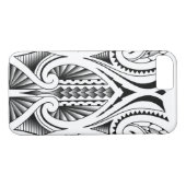 Maori-/polynesisches Stammes- Tätowierungsmuster Case-Mate iPhone Hülle (Rückseite (Horizontal))