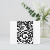 Maori Postkarte (Stehend Vorderseite)