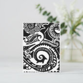 Maori Postkarte (Stehend Vorderseite)