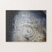 Maori Rock Carving at Mine Bay Lake Taupo Puzzle (Horizontal)