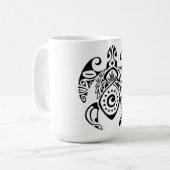 Maori Schildkröte Kaffeetasse (Vorderseite Links)