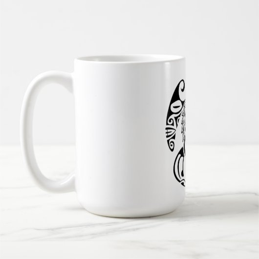 Maori Schildkröte Kaffeetasse (Links)