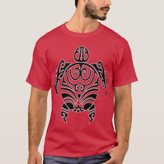 Maori-Schildkröte Schildkröte tribal Tätowierung J T-Shirt