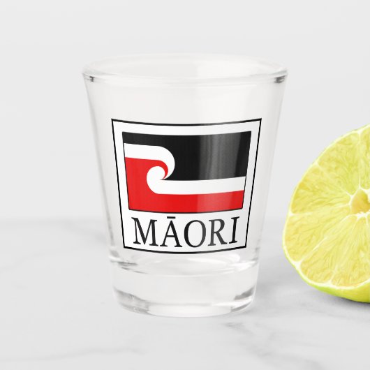 Maori Schnapsglas (Vorderseite)