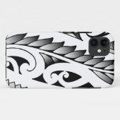 Maori- silverfern Tätowierungsmuster mit Case-Mate iPhone Hülle (Rückseite (Horizontal))