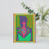 Maori Stamm Geburtsmutter der Welt Postkarte (Stehend Vorderseite)