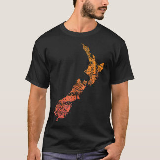 Maori Stamm Polynesien Neuseeland Kultur Tattoo T-Shirt