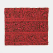 Maori- Stammes- Muster - die Whakairo Kunst des Fleecedecke (Vorderseite (Horizontal))