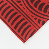 Maori- Stammes- Muster - die Whakairo Kunst des Fleecedecke (Ecke)