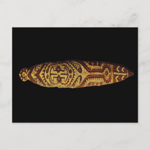 Maori-Stammeschild Postkarte